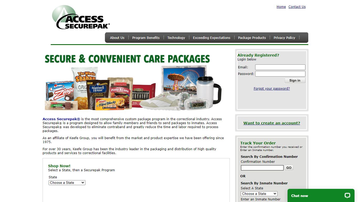 Williamson County Jail Package Program - TX - Access Securepak